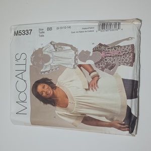 3/$15 McCall's M5337 Boho Sewing Pattern 023795533164 ©2007